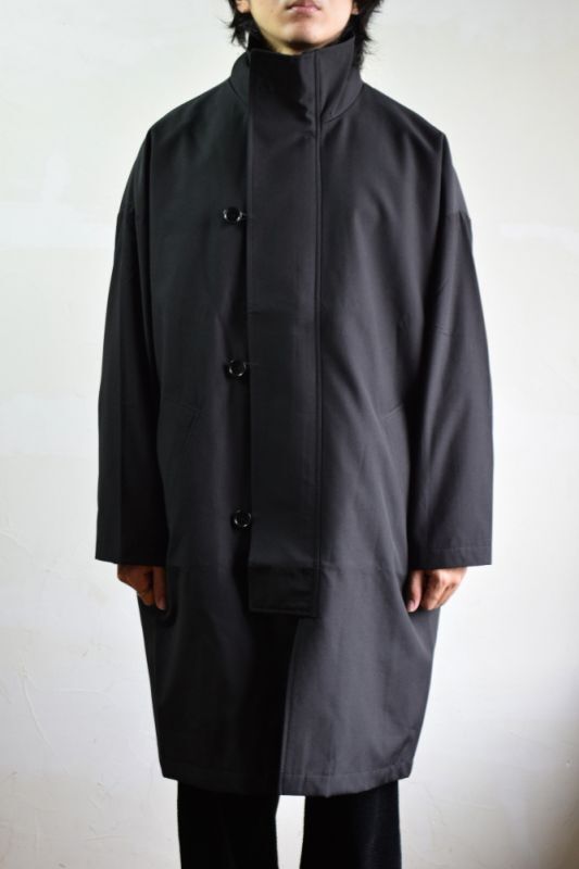 21AW mfpen Johnston Coat ジョンストンコート S 黒