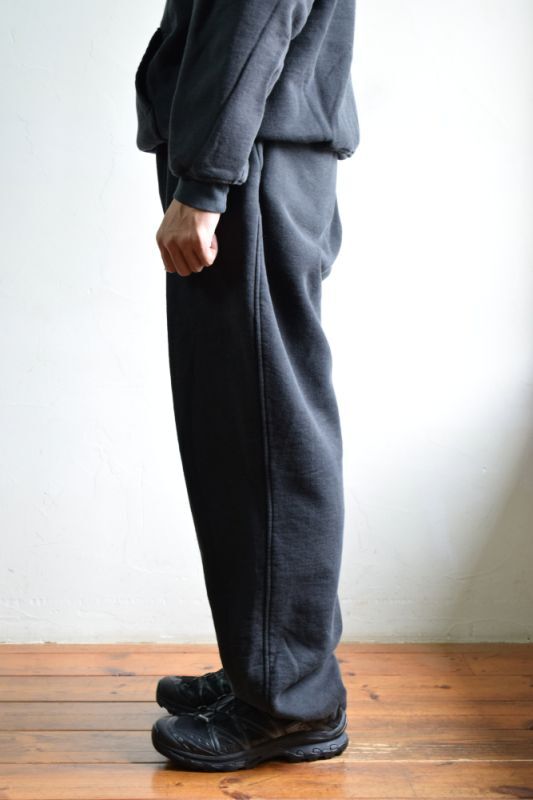 23ss comoli コットン 吊裏毛 パンツ navy 3 | hartwellspremium.com