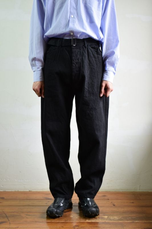 2点おまとめ新品 23AW COMOLI ベルテッド デニムパンツ\u0026ジャケットCOTTON100%