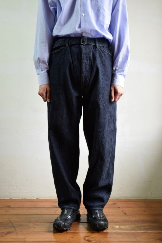 Isuuuさん用】COMOLI デニムベルテッドパンツ SIZE1-hybridautomotive.com