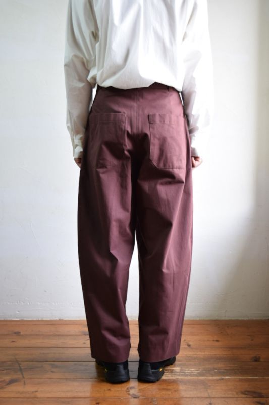 STUDIO NICHOLSON (スタジオニコルソン) LIGHT PEACHED COTTON TWILL