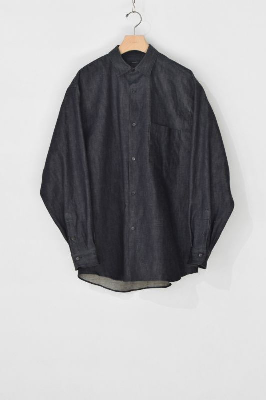 COMOLI (コモリ) デニム コモリシャツ [NAVY]