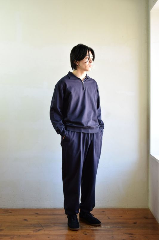 アウトレット 美品 【美品】COMOLI コットンシルク ジャージパンツ