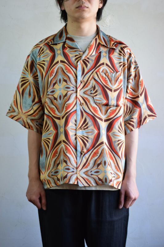 SALE】m's braque (エムズ ブラック) ALOHA SHIRT [PSYCHEDELIC]