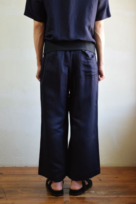 SALE】m's braque (エムズ ブラック) EASY PANTS [NAVY]