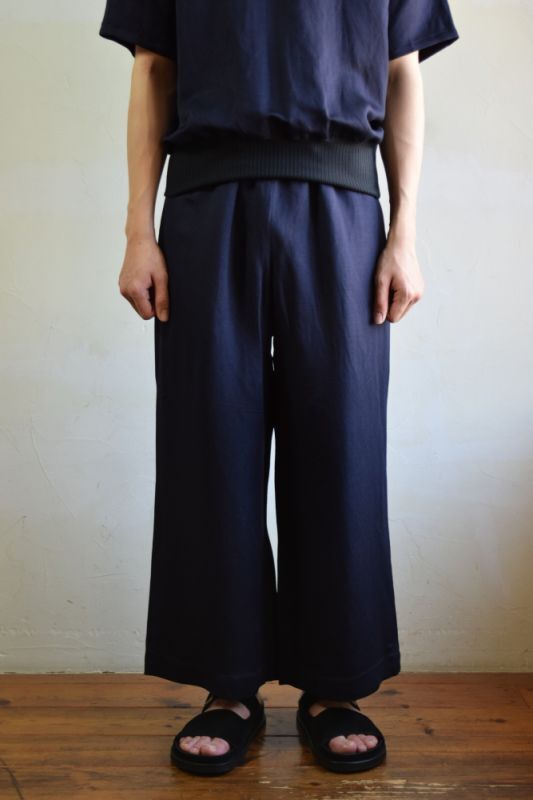 SALE】m's braque (エムズ ブラック) EASY PANTS [NAVY]