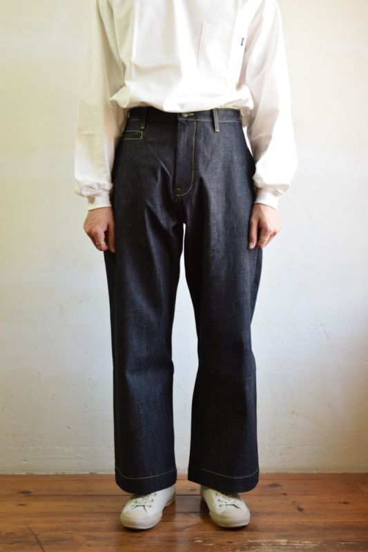 STUDIO NICHOLSON (スタジオニコルソン) Selvedge Denim SUEDE HEAD ...