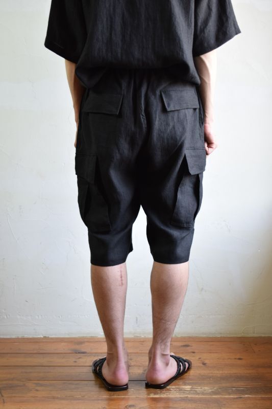 comoliコモリ カナパカーゴショーツ COMOLI カナパ ベルテッド ショーツ ヘンプ