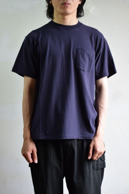 COMOLI コモリ SURPLUS Tシャツ [NAVY