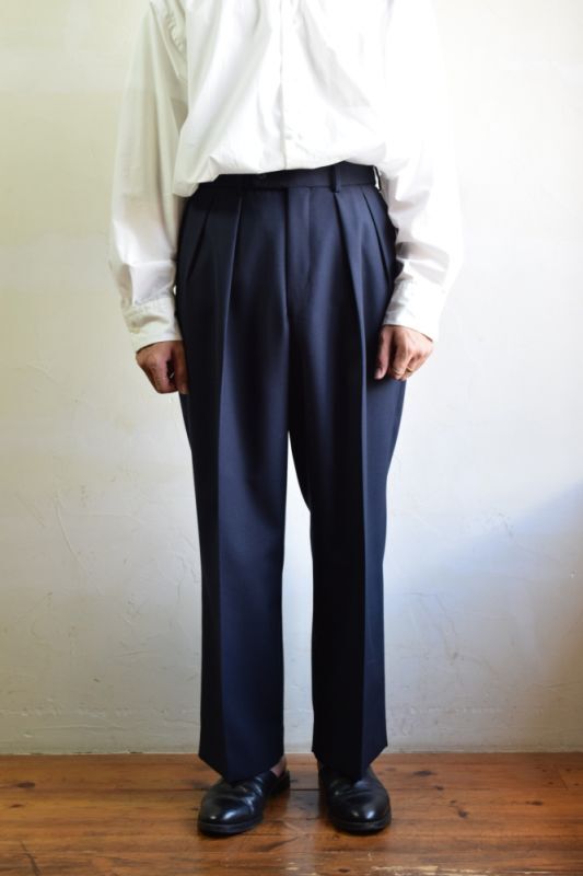 MARKAWARE  DOUBLE PLEATED TROUSERS