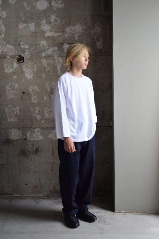 COMOLI 21ss フットボールTシャツ 3 コモリ