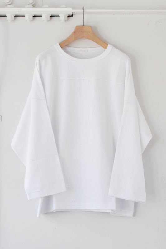 COMOLI (コモリ) フットボールTシャツ [WHITE]
