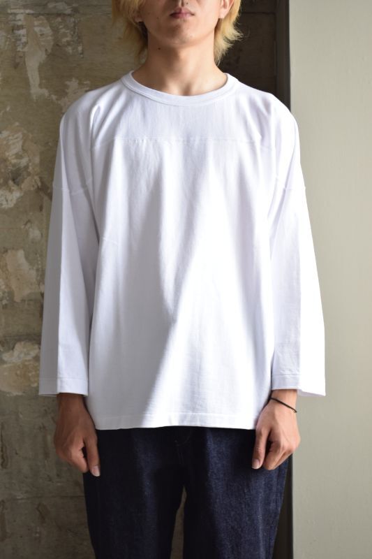 comoli フットボールTシャツ　3 22ss