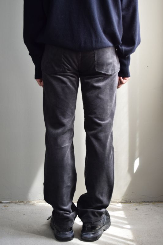 COMOLI 21AW コーデュロイパンツstone navy apresse色Colo - スラックス