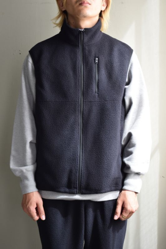 フリース ベスト - Polartec Fleece Vest - BLACK