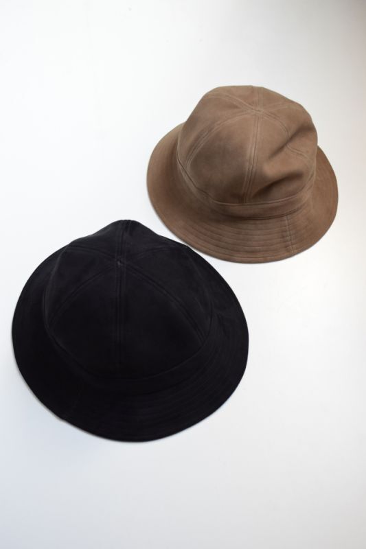 COMESANDGOES (カムズアンドゴーズ) SHEEP SUEDE BALLOON HAT no.23957
