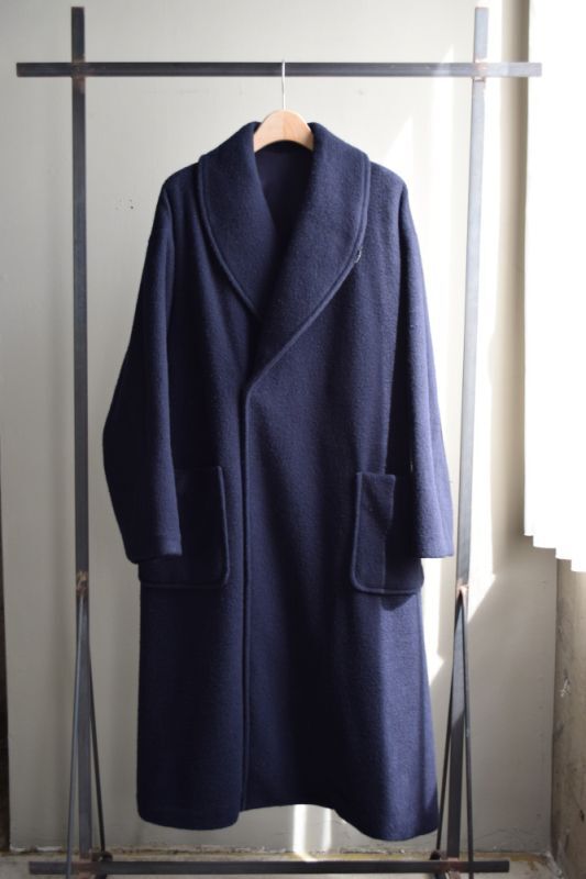 URU (ウル) Wool Cashmere Fleece SHAWL COLLAR COAT