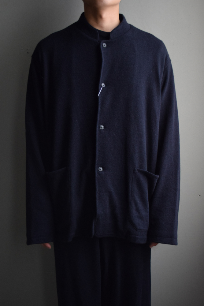 COMOLI 23aw カシミヤ スタンドカラーニットジャケット 【公式通販】