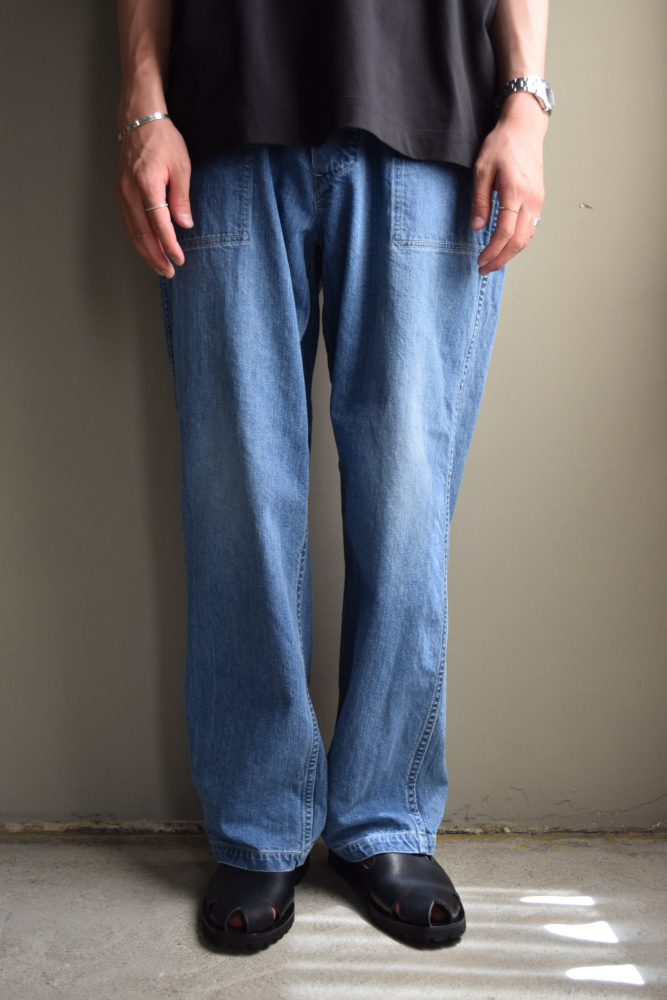 CIOTA (シオタ) デニム ベイカーパンツ デニム ミリタリー CIOTA (シオタ) デニム ベイカーパンツ [NAVY]