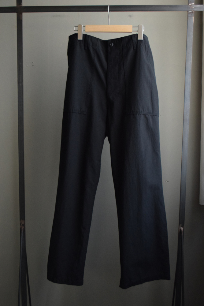 CIOTA (シオタ) コットンレーヨン ベイカーパンツ [Black]